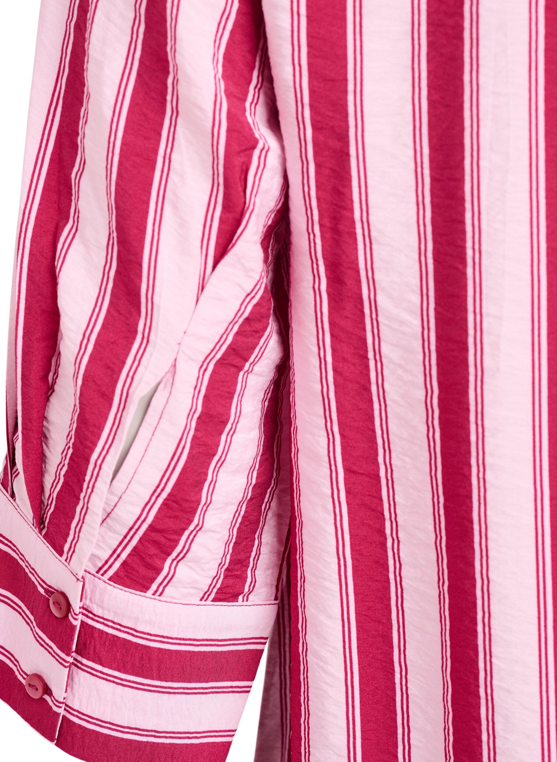 Zizzi Kr&oacute;tka sukienka z kolnierzykiem i kieszenia na piersi, R&oacute;żowy, Packshot image number 3