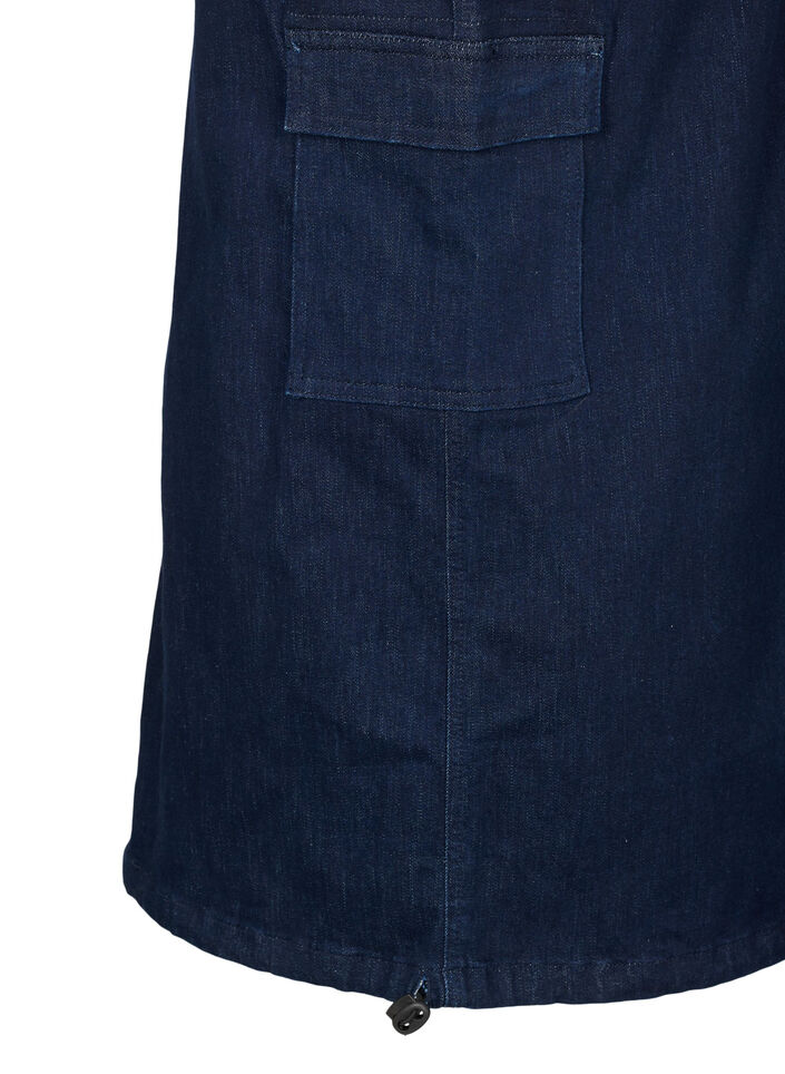 Spódnica maxi z dzinsu, Dark Blue Denim, Packshot image number 2
