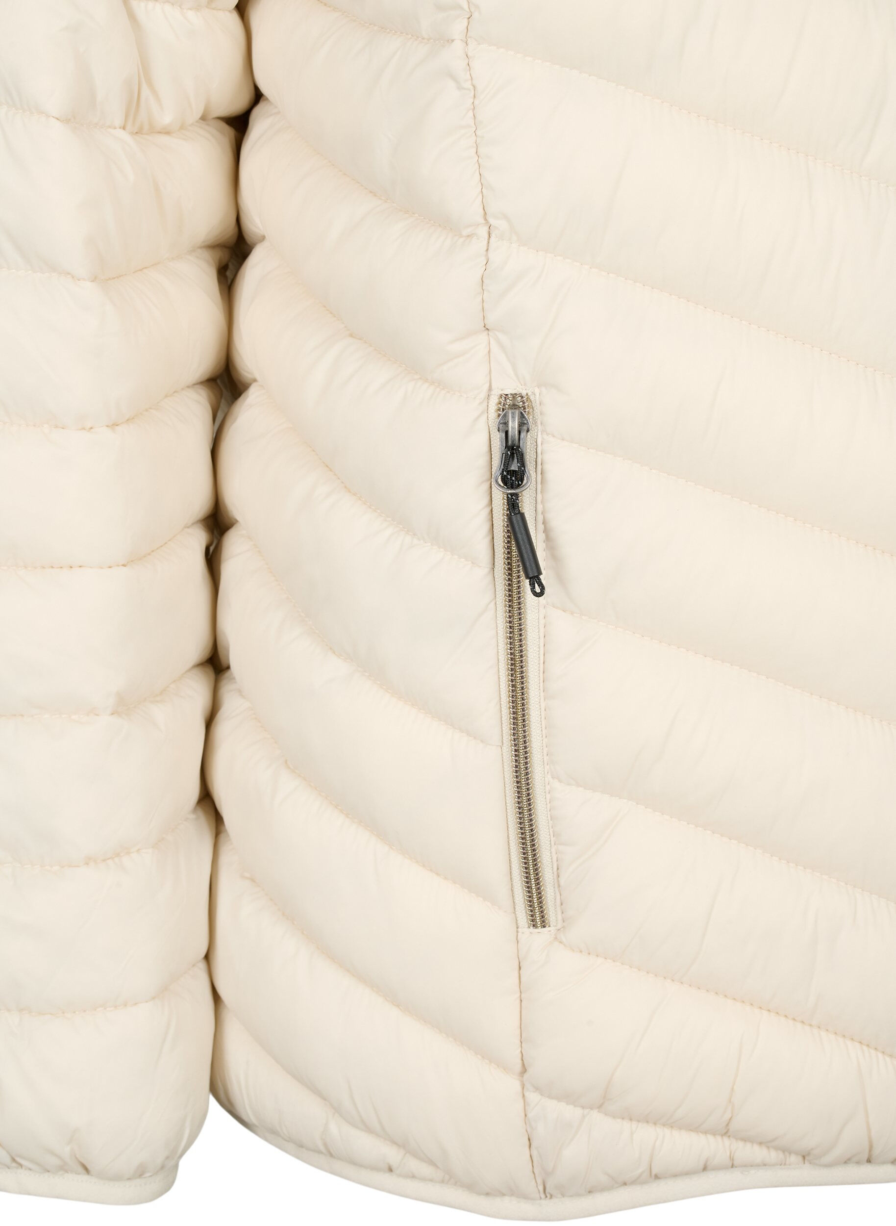 Zizzi Lekka kurtka z kapturem, Beżowy, Packshot image number 3