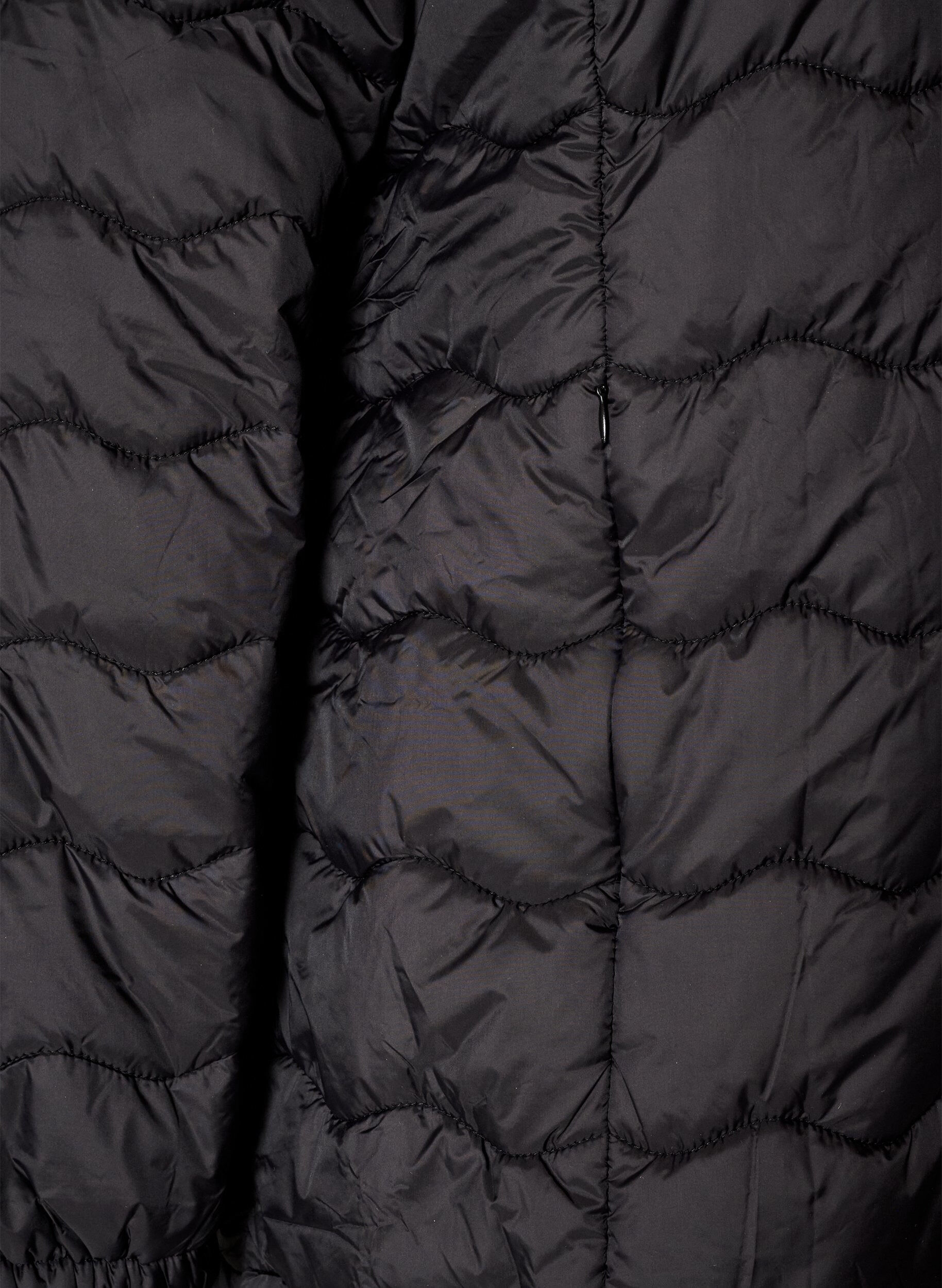 ZizziPikowana kurtka, Czarne, Packshot image number 3