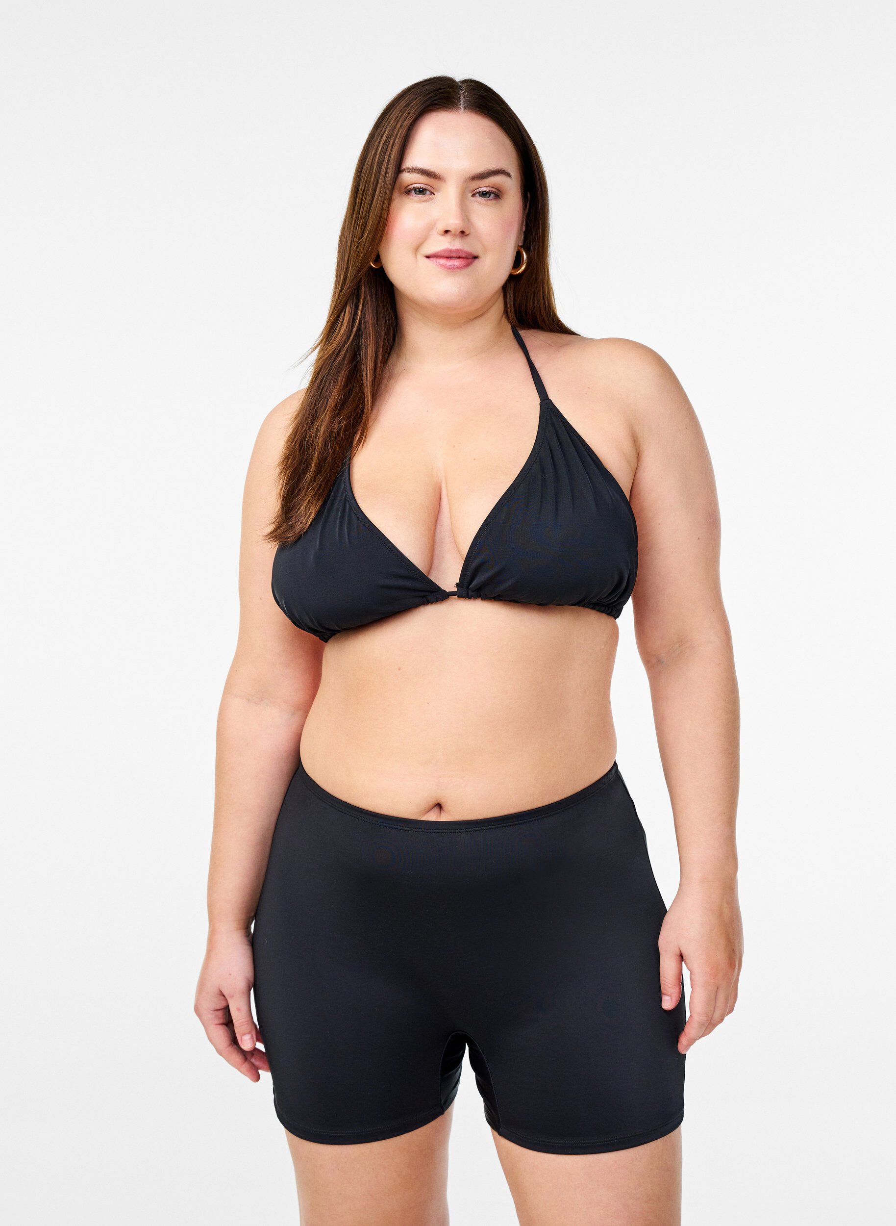  Szorty od bikini, Czarne, Model
