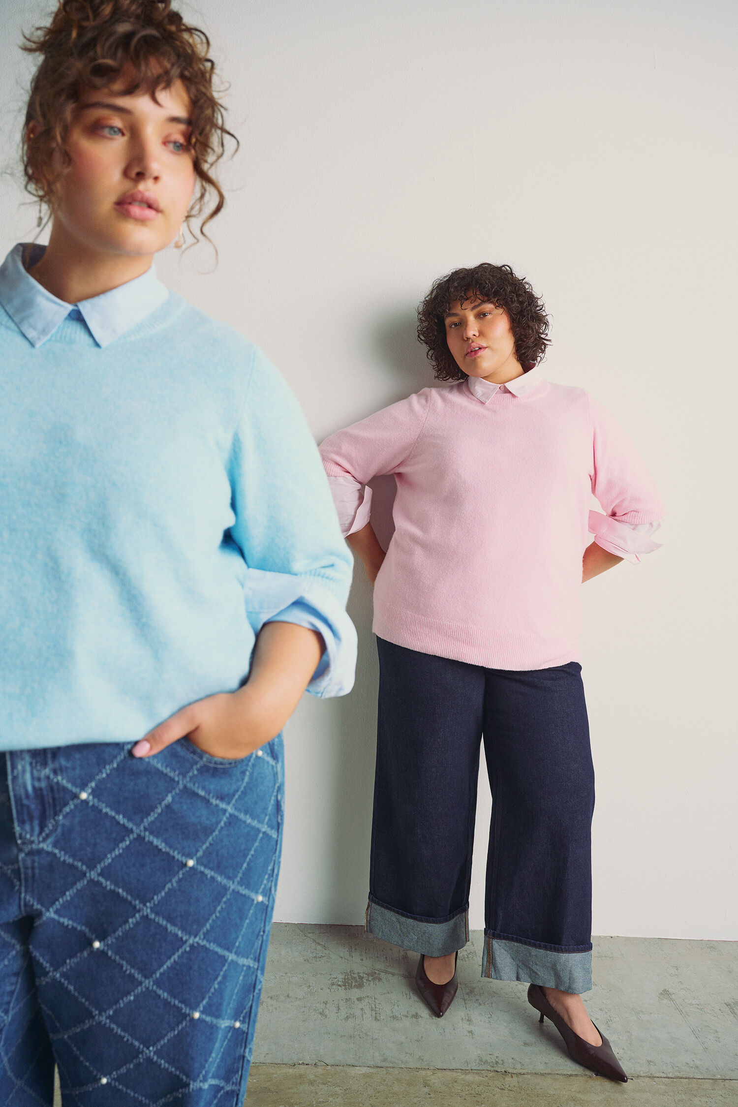 Zizzi Kolorowy wygląd z warstwami, , Model