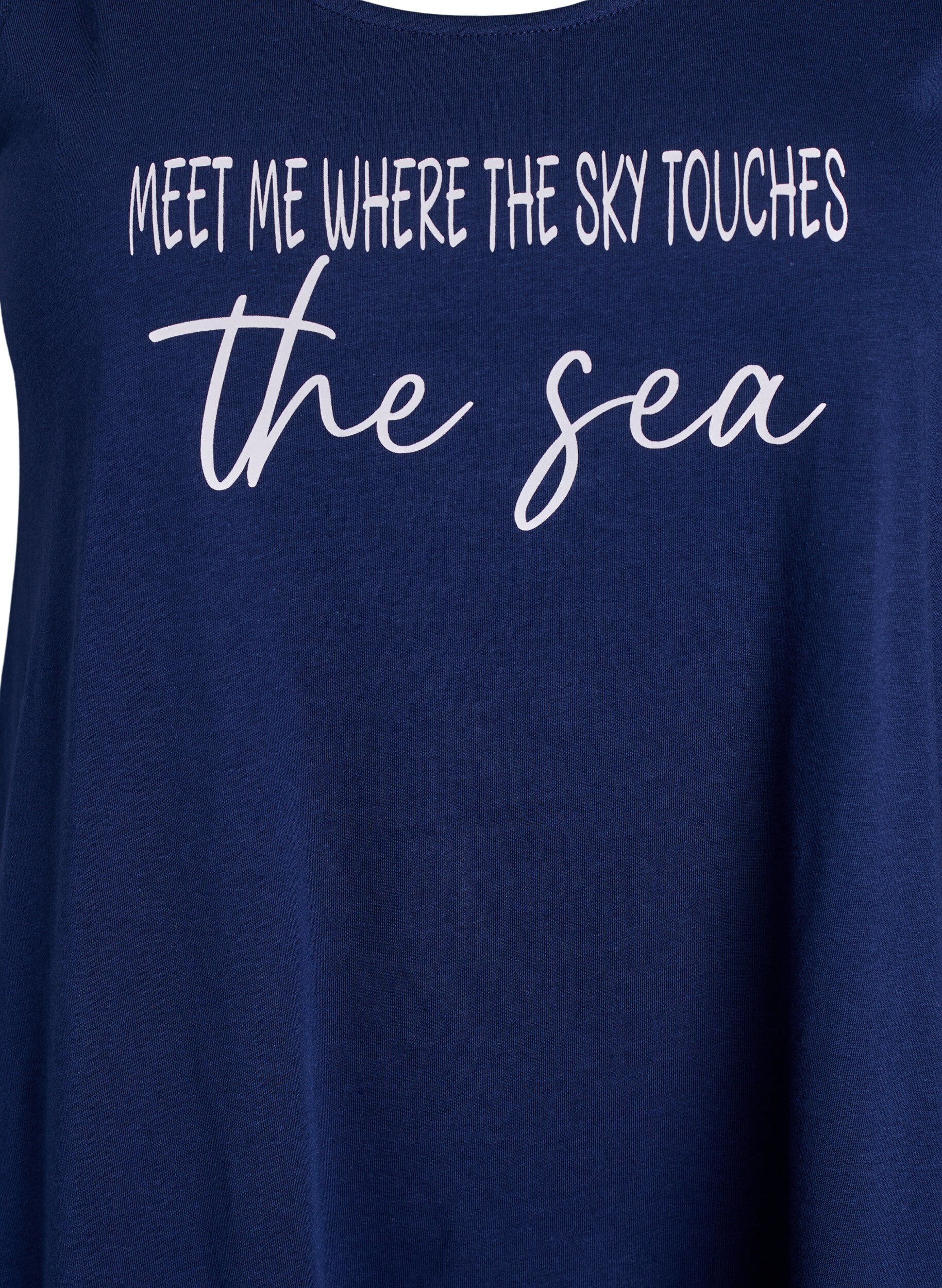 Zizzi Sukienka w ksztalcie litery A, bez rekaw&oacute;w, Niebieskie, Packshot image number 2