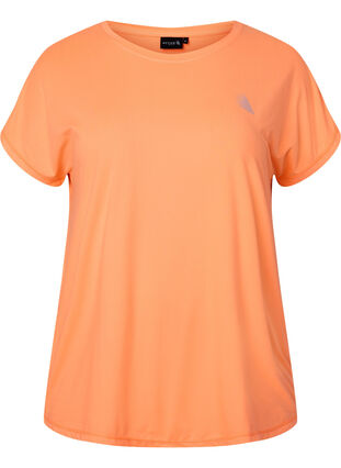 Koszulka treningowa z krótkim rekawem, Neon Orange, Packshot image number 0