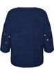 Sweter z serduszkami i rekawami 3/4, Niebieskie, Packshot image number 1