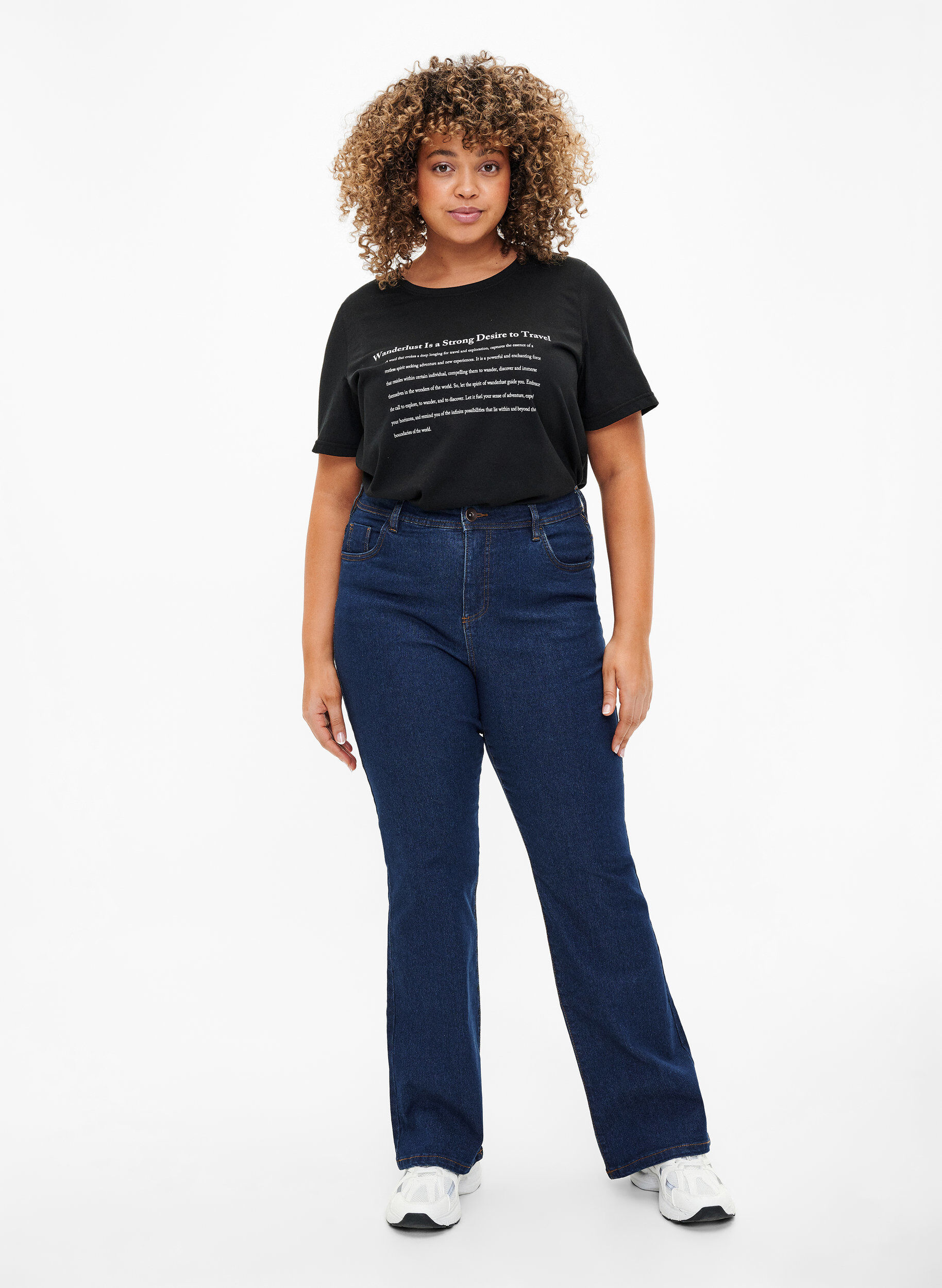 Zizzi FLASH &ndash; koszulka z motywem, Black Wanderlust, Model image number 2