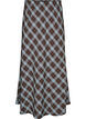 Trapezowa sp&oacute;dnica maxi w kratke, Niebieskie, Packshot image number 0