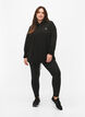Sportowa bluza z kapturem, Black, Model image number 3