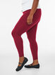 Legginsy z wiskozy w stylu basic, Czerwony, Model image number 0