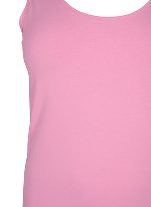 Podstawowy top bawelniany w jednolitym kolorze, Rosebloom, Packshot image number 2