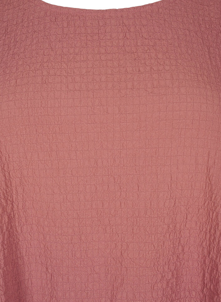 FLASH- Tunika z dlugim rekawem i okraglym dekoltem, Brązowy, Packshot image number 2