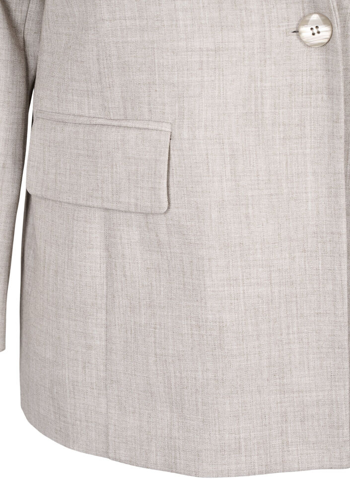 Melanzowa marynarka z guzikami, String, Packshot image number 3