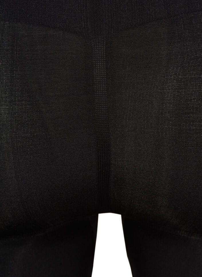 Szorty modelujace z wysokim stanem, Czarne, Packshot image number 3
