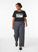 Koszulka z nadrukiem, Czarne, Model image number 1
