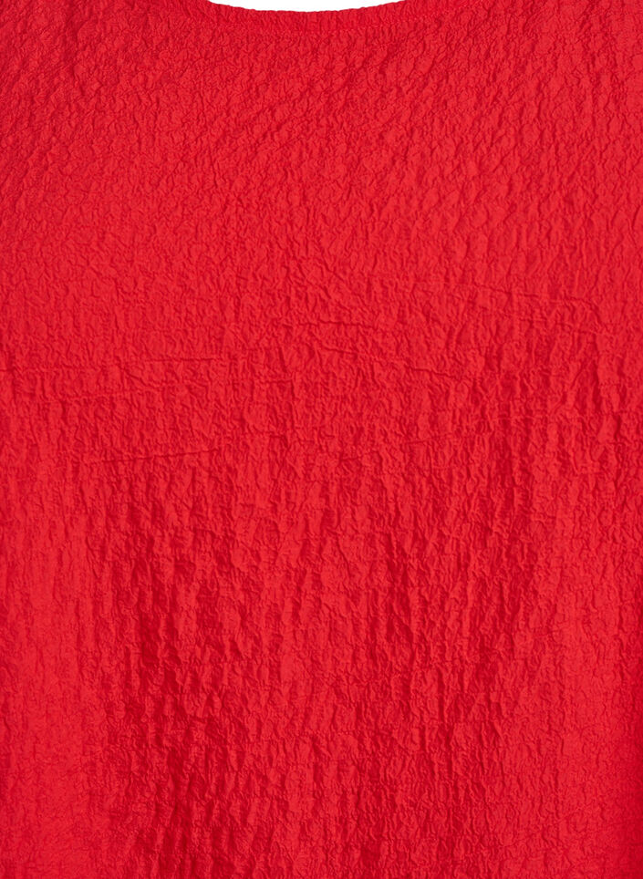 Top bez rekaw&oacute;w z tekstura, Czerwony, Packshot image number 2