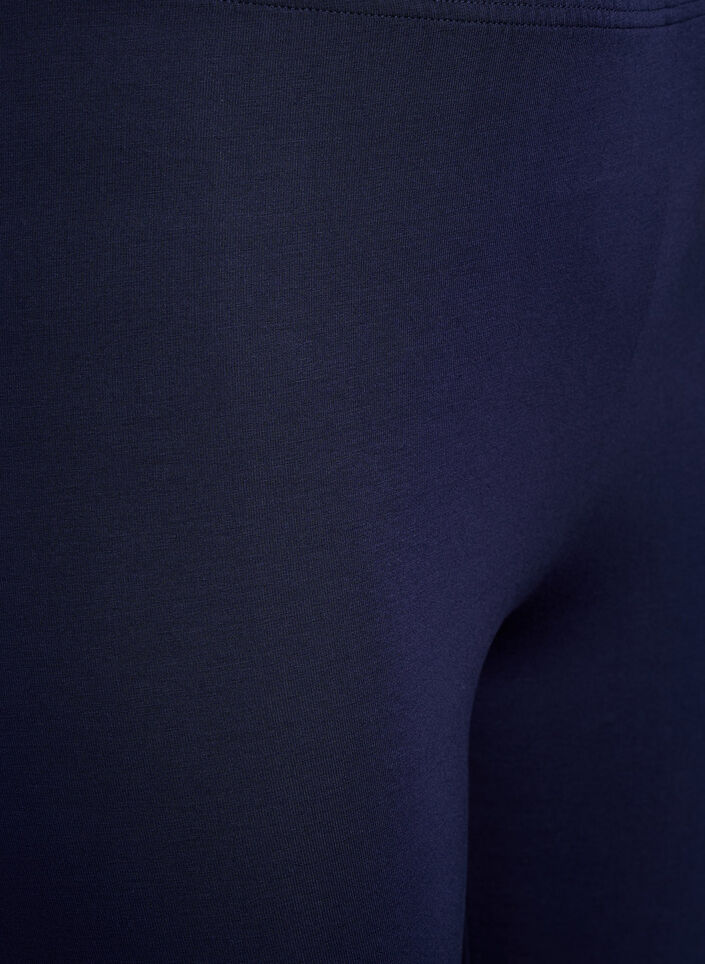 Legginsy basic z wiskozy, Niebieskie, Packshot image number 2