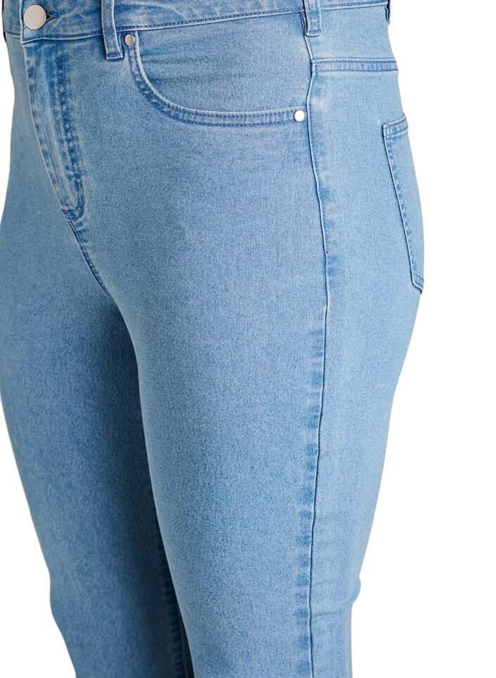 Jeansy super slim z wysokim stanem Amy, Niebieskie, Packshot image number 2