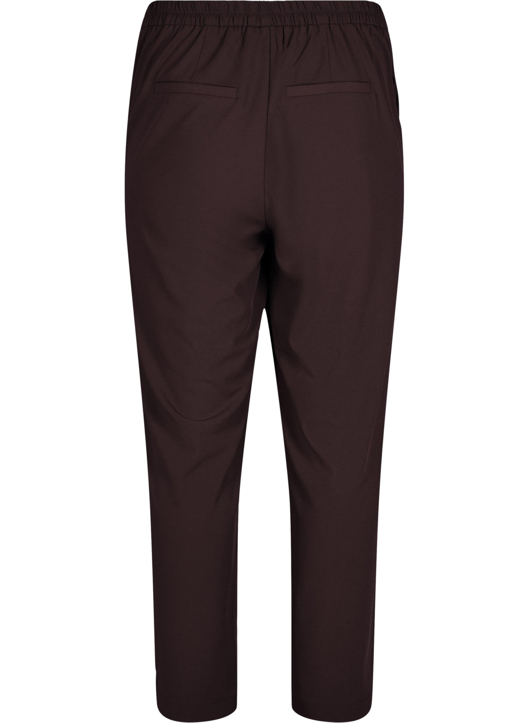 Zizzi Classic trousers with pockets, Java, Packshot image number 1