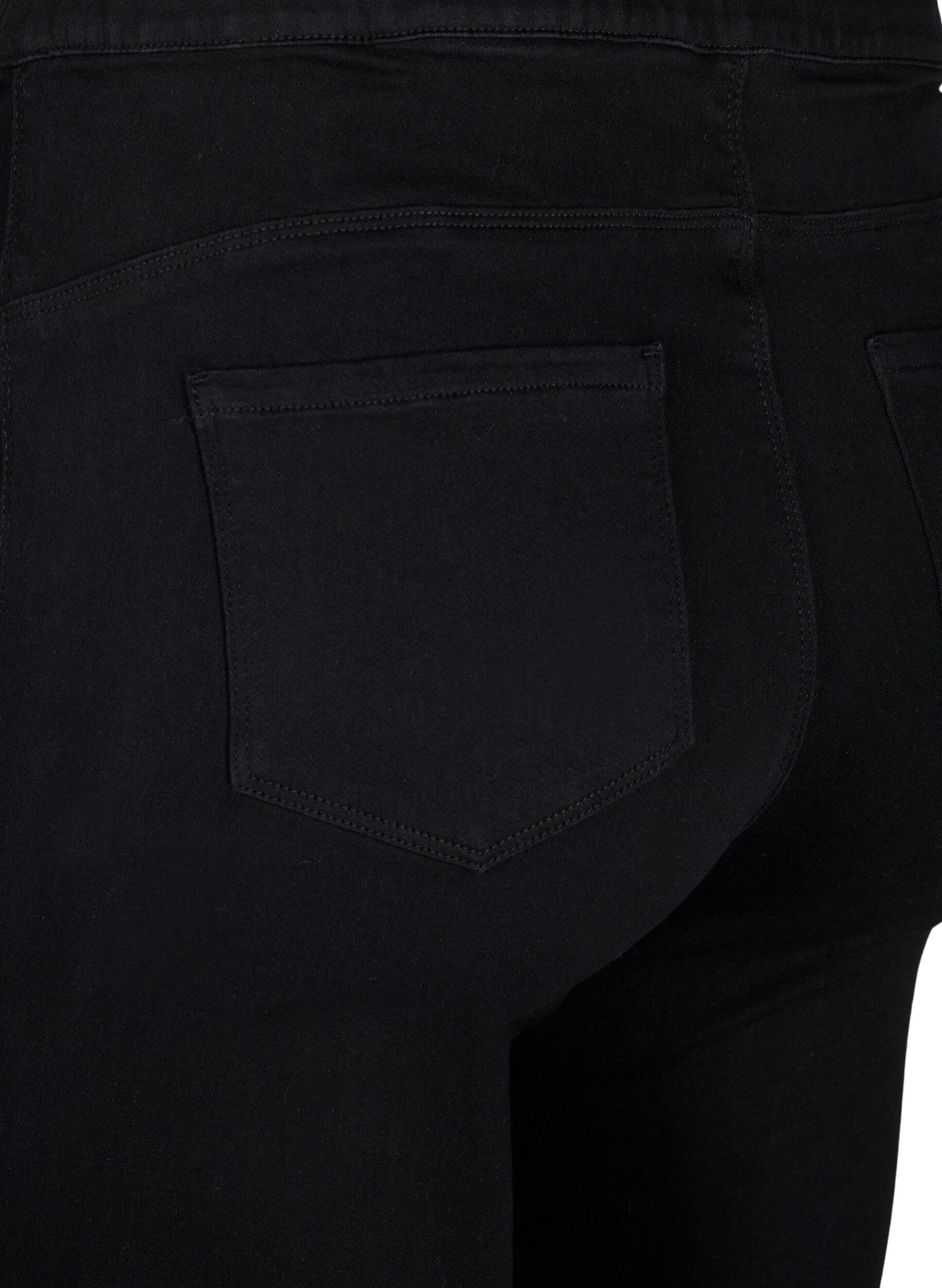 ZizziJegginsy z wysokim stanem, Czarne, Packshot image number 3