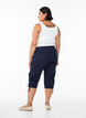 Bawelniane spodnie capri, Niebieskie, Model image number 1