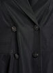 Plaszcz wiosenny w kroju A z dwurzedowym zapieciem, Czarne, Packshot image number 2
