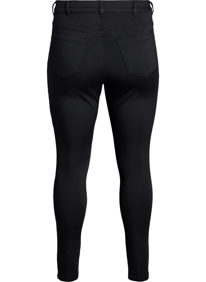 Jeansy Amy Stay Black z wysoka talia, Czarne, Packshot image number 1