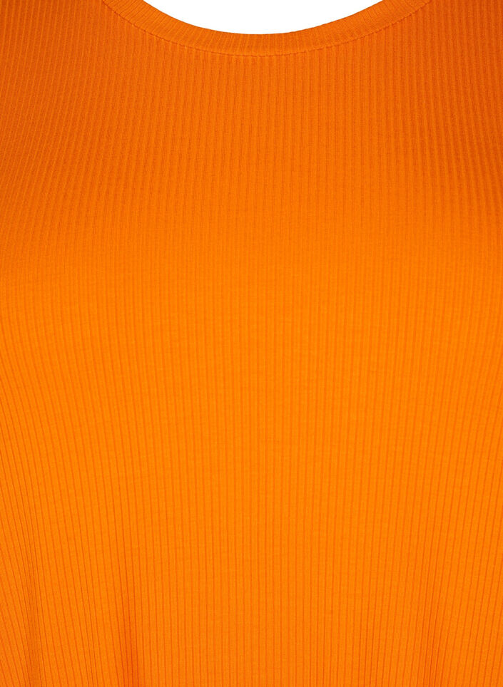 Prazkowana koszulka z wiskozy, Exuberance, Packshot image number 2