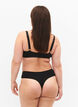 Koronkowe g-stringi (3-pack), Czarne, Model image number 1