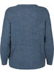 Melanzowy sweter z okraglym dekoltem, Bering Sea Mel., Packshot image number 1