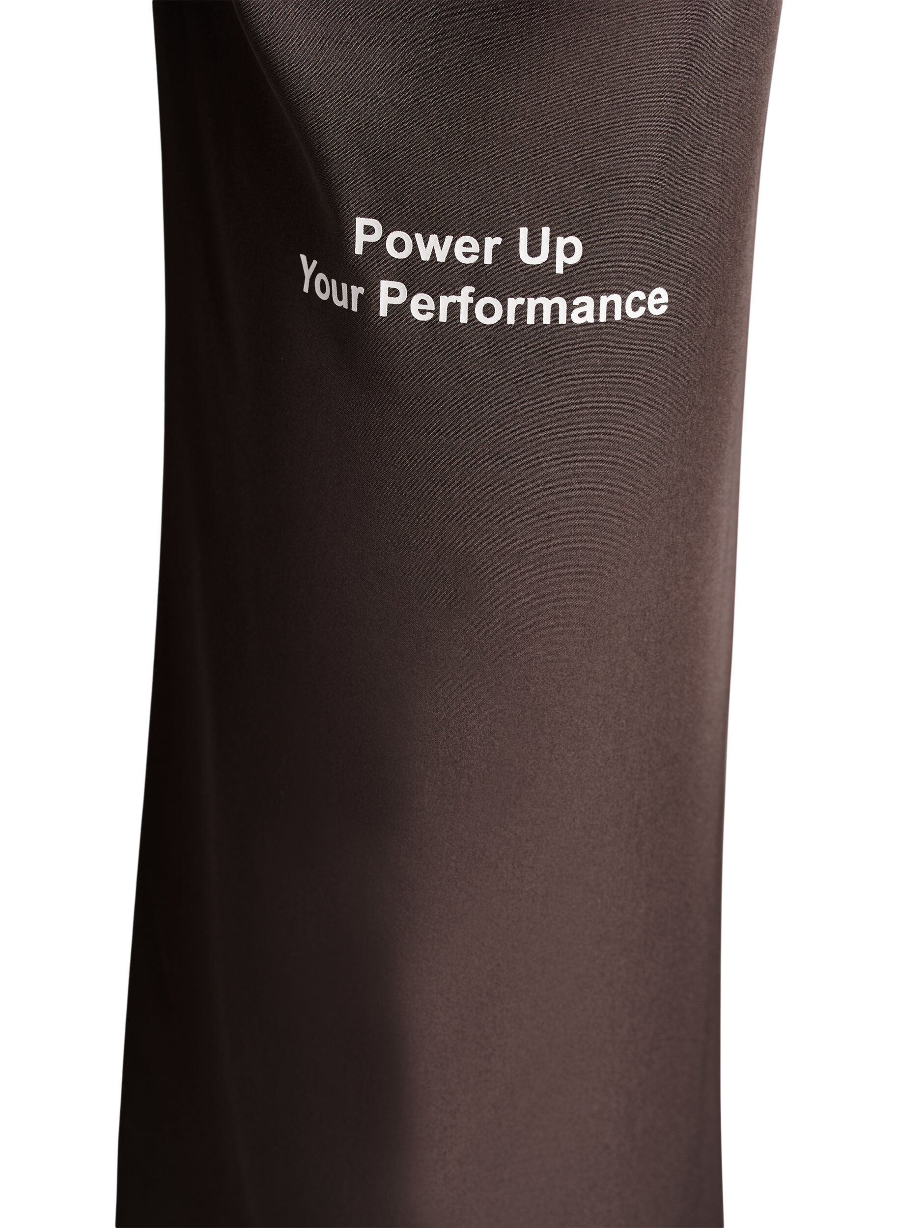 Zizzi Sportowe spodnie z wysoka talia i prostymi nogawkami, Brązowy, Packshot image number 3