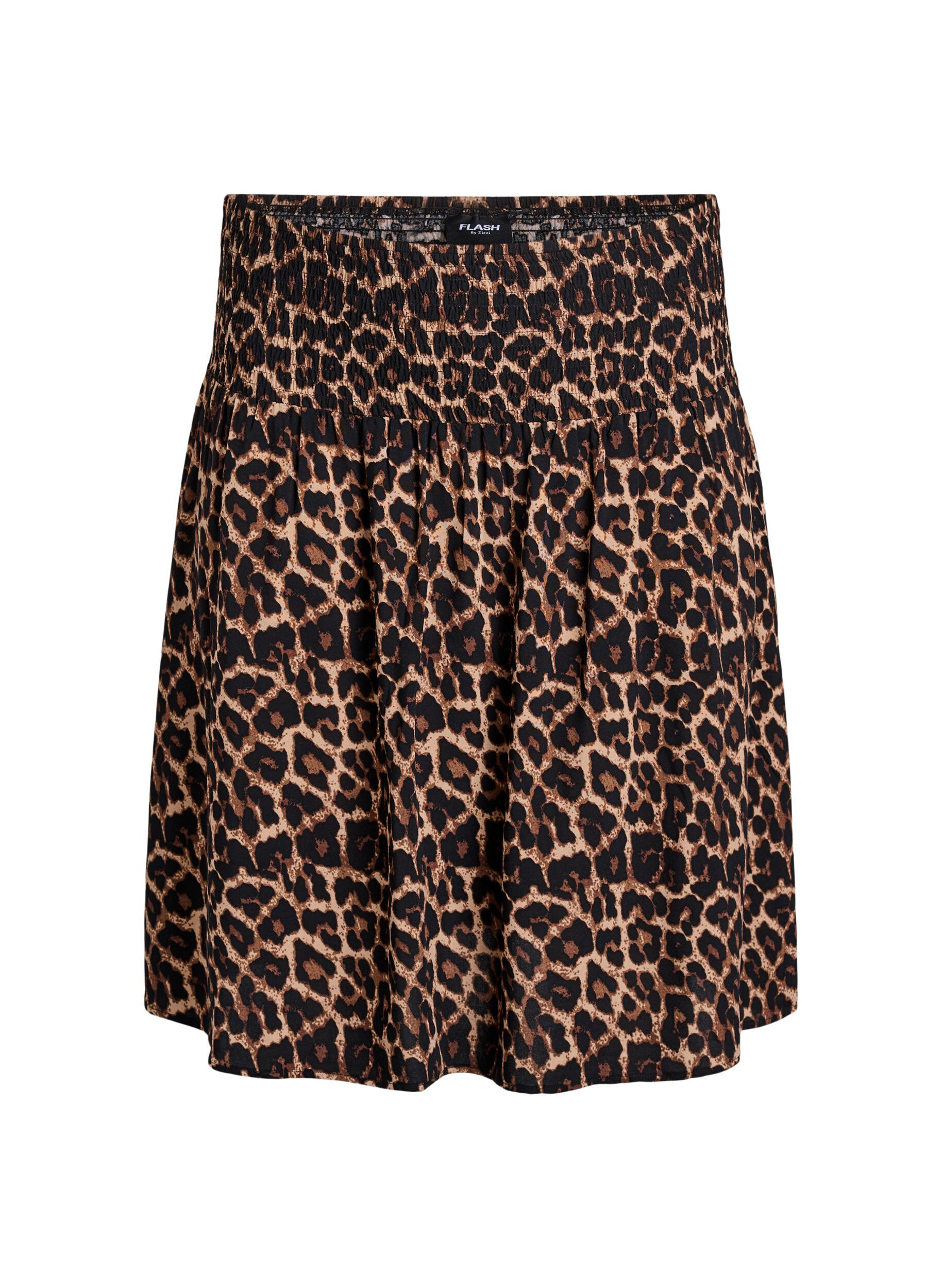FLASH - Kr&oacute;tka sp&oacute;dniczka z marszczona talia