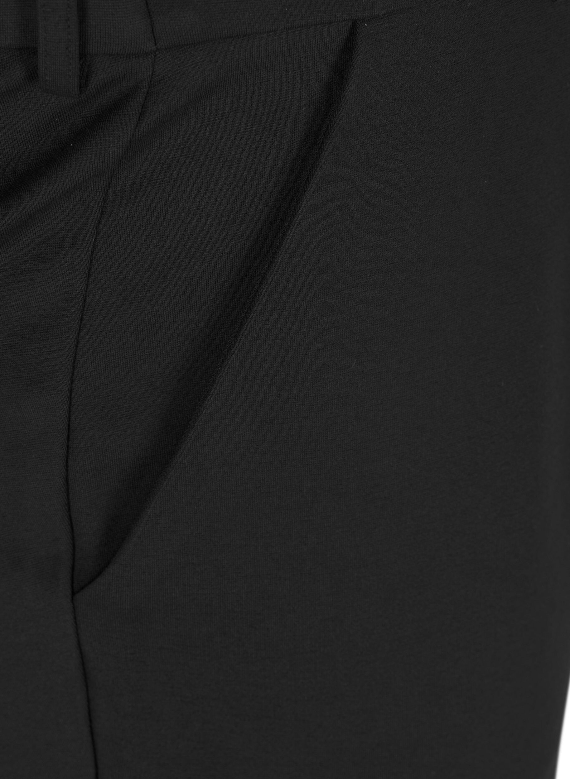 ZizziSpodnie z kr&oacute;tsza nogawka Maddison, Czarne, Packshot image number 2