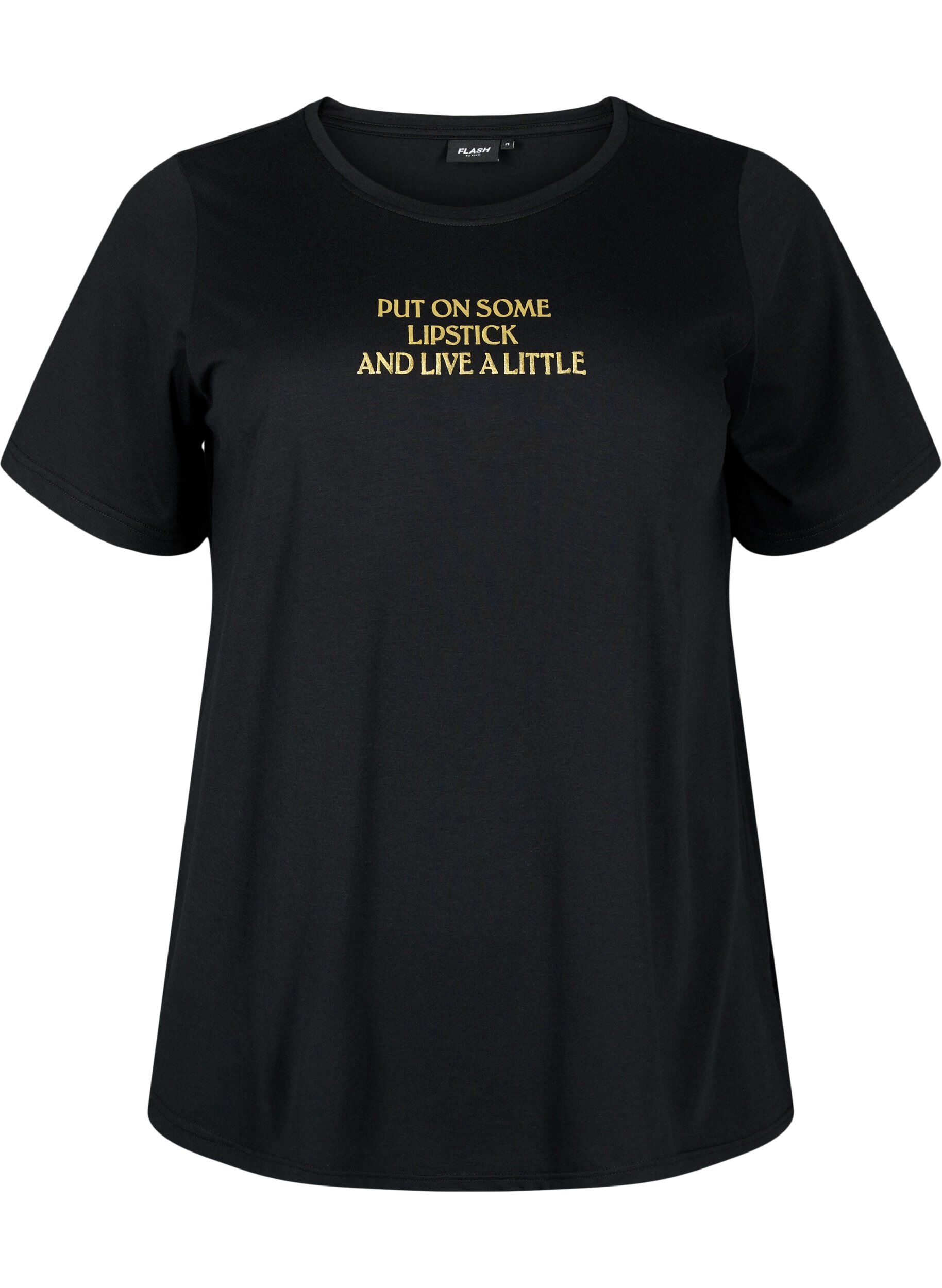 Zizzi FLASH &ndash; koszulka z motywem, Black Lips, Packshot image number 0