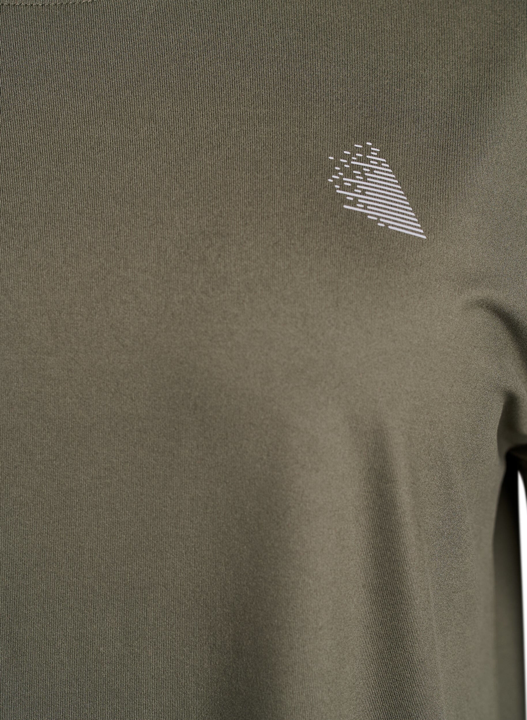 ZizziKoszulka treningowa w jednolitym kolorze, Zielony, Packshot image number 2