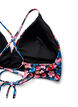 Kwiatowy stanik bikini z wiazaniem z tylu, Różowy, Packshot image number 3