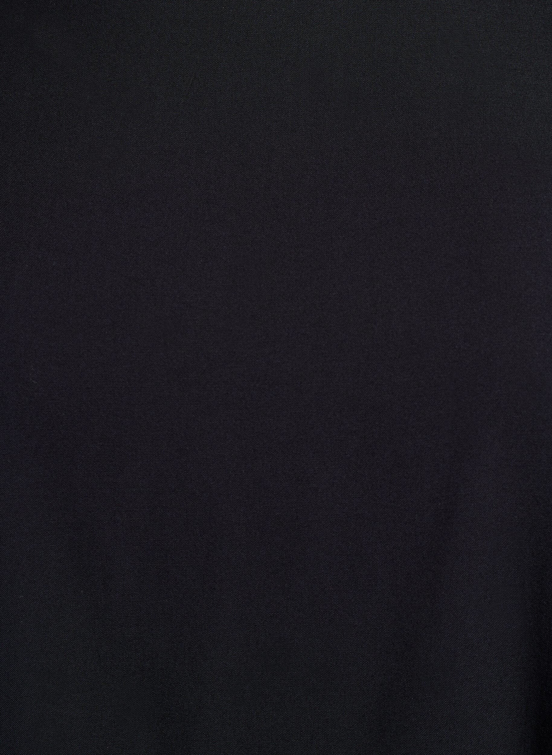 Zizzi FLASH - Tkana bluzka z kr&oacute;tkim rekawem i okraglym dekoltem, Czarne, Packshot image number 2