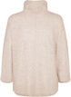 Melanzowy sweter z dzianiny z golfem, Simply Taupe Mel., Packshot image number 1