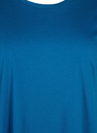 Koszulka z krótkimi rekawami wykonana z mieszanki bawelny, Petrol Blue, Packshot image number 2