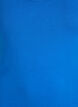 Podstawowy top bawelniany w jednolitym kolorze, Niebieskie, Packshot image number 2