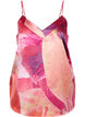Patterned night top, Orange Pink AOP, Packshot image number 0