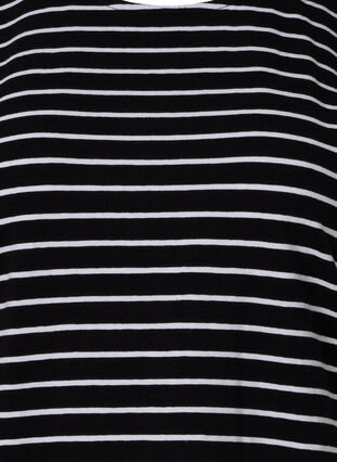 Bawelniana koszulka w paski, Black W. Stripe, Packshot image number 2