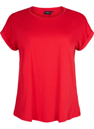 Koszulka z krótkimi rekawami wykonana z mieszanki bawelny, Tango Red, Packshot image number 0