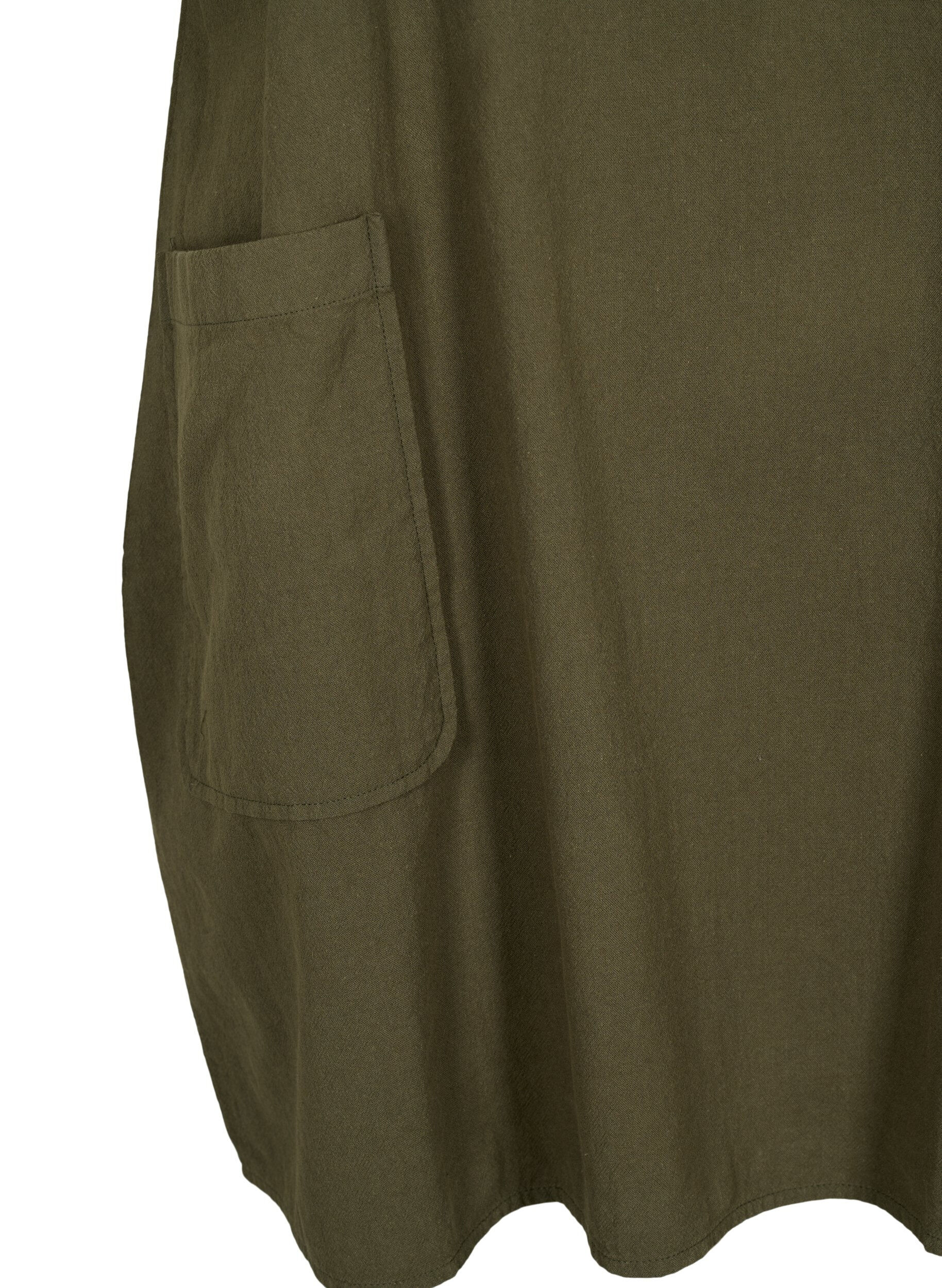 Zizzi Flash - Bawelniana tunika z kr&oacute;tkim rekawem, Forest Night, Packshot image number 3