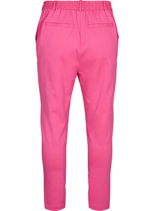 Spodnie nad kostke z kieszeniami, Shocking Pink, Packshot image number 1