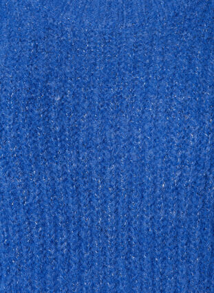 Dzianinowy sweter z welna i raglanowymi rekawami, Princess Blue, Packshot image number 2