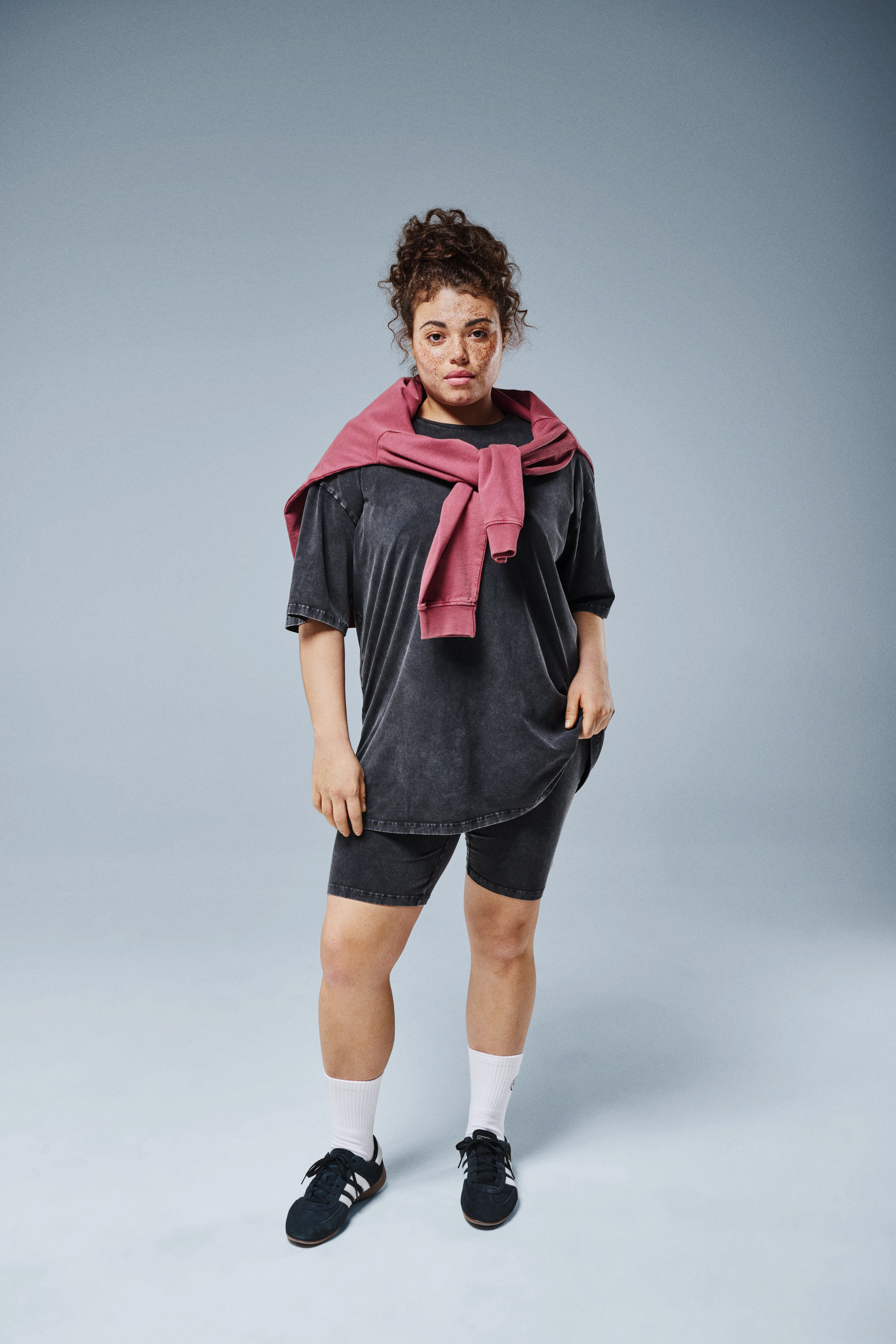 Zizzi Bluza z efektem sprania, , Model