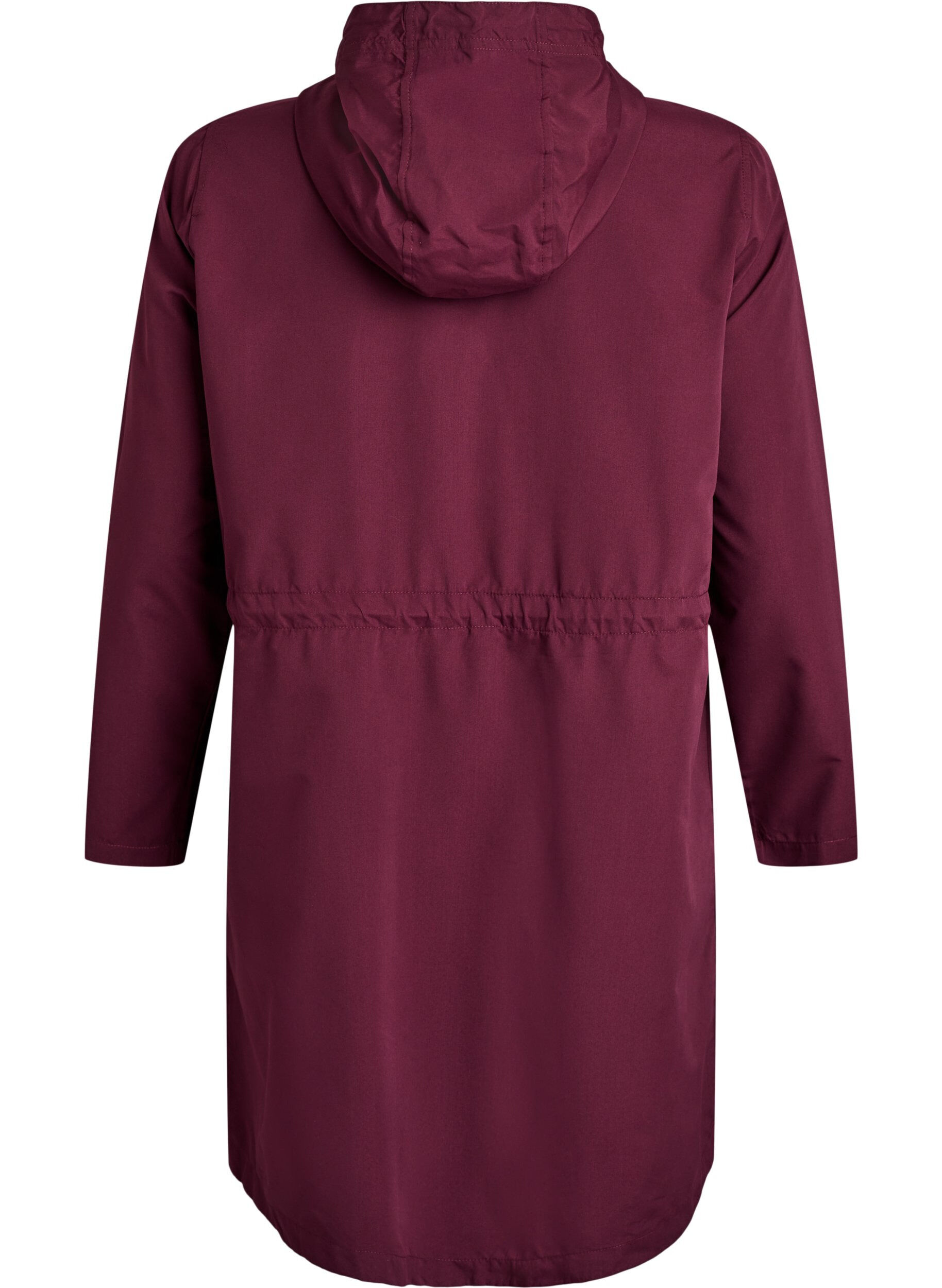 Zizzi FLASH - Lekka kurtka z kapturem, Czerwony, Packshot image number 1