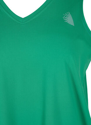 Sportowy top z dekoltem w szpic, Jolly Green, Packshot image number 2