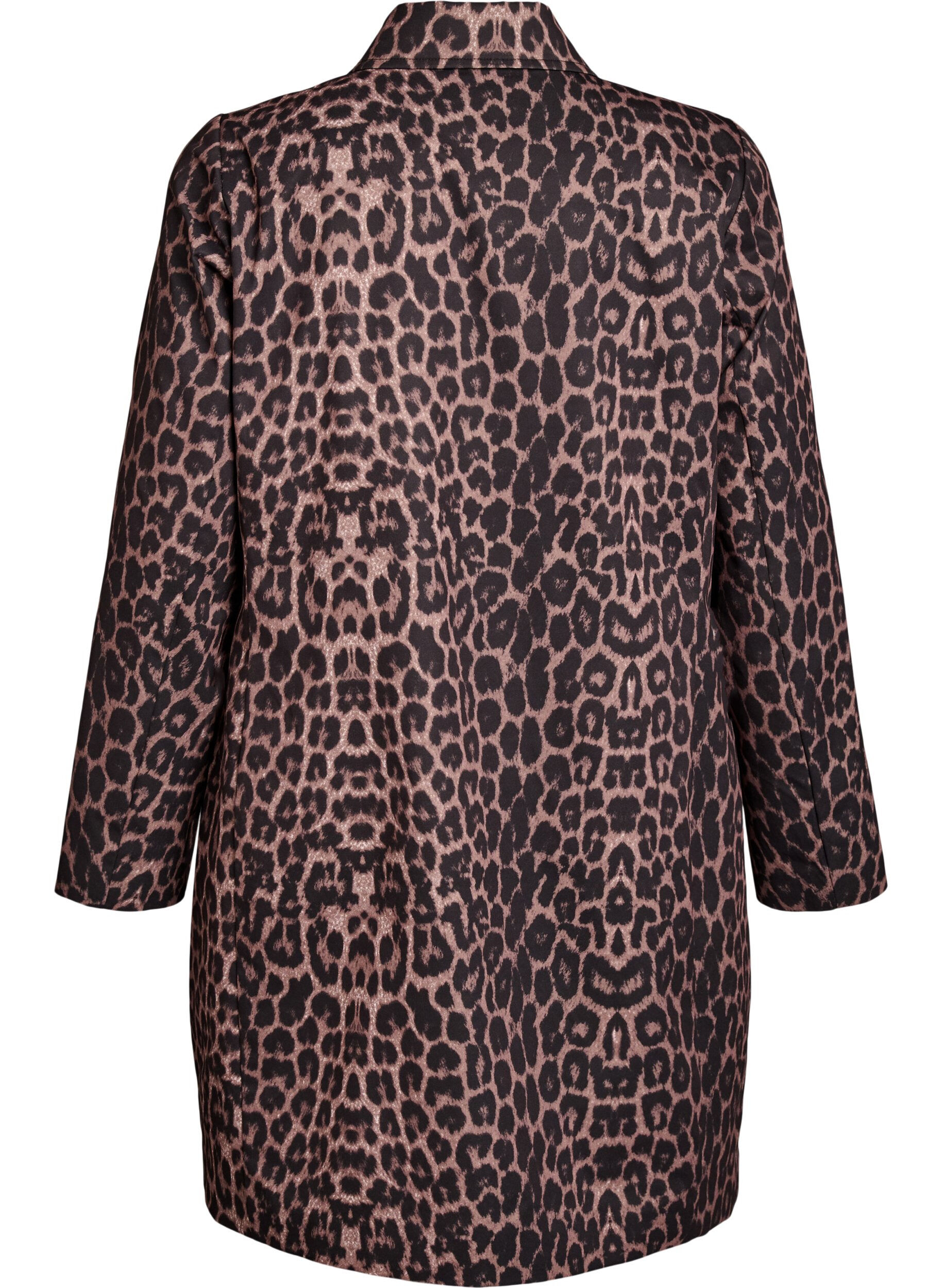 Zizzi Plaszcz w panterke, Brązowy, Packshot image number 1