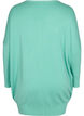 Dzianinowy sweter z&nbsp;okraglym dekoltem, Dusty Jade Green, Packshot image number 1